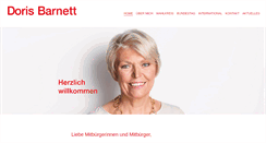 Desktop Screenshot of doris-barnett.de